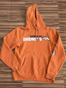 Junk Food Denver Broncos Orange Hoodie Sweatshirt Size Medium