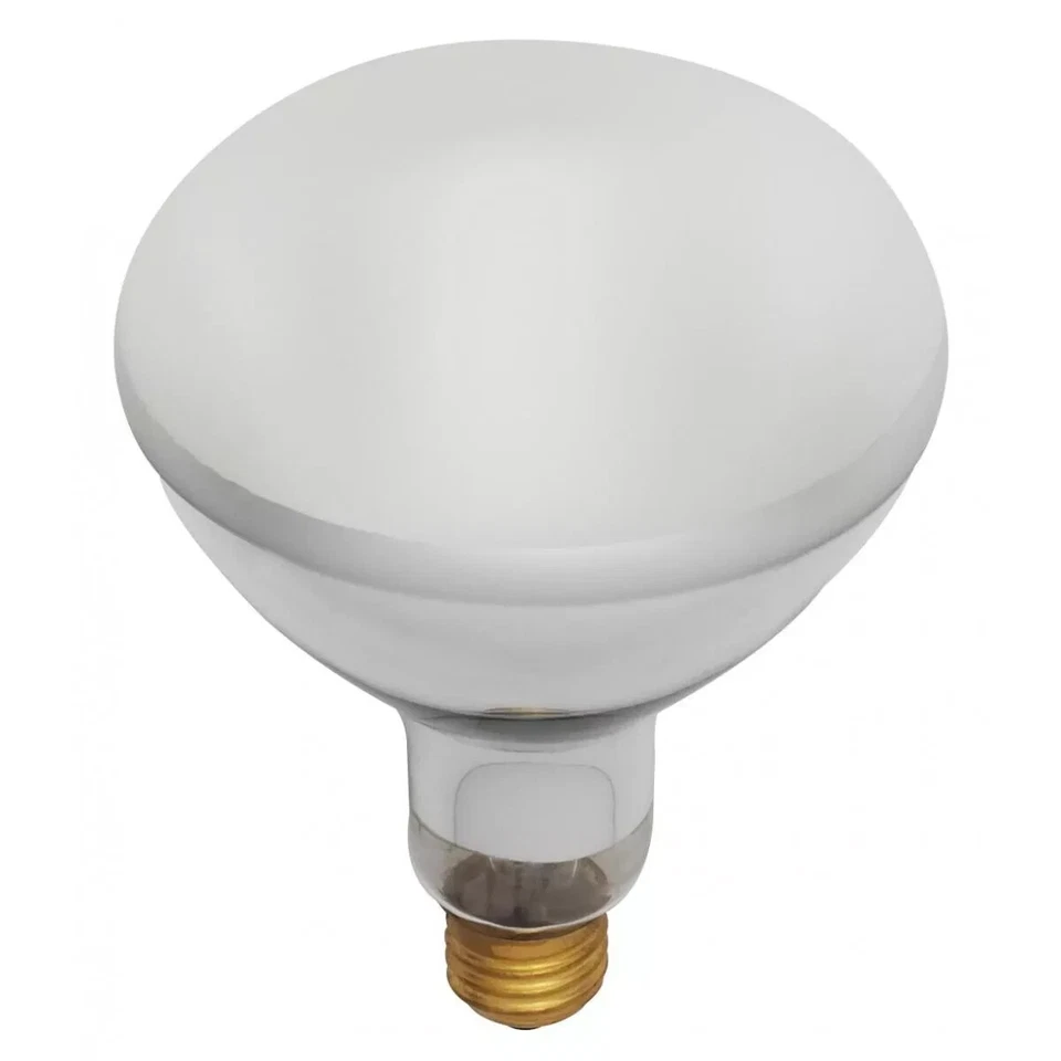 Satco S7007 - 500 Watt BR40 Dimmable Bulb - 2700K - Great for Pools! (1 or 2 PK) - Image 1 of 4