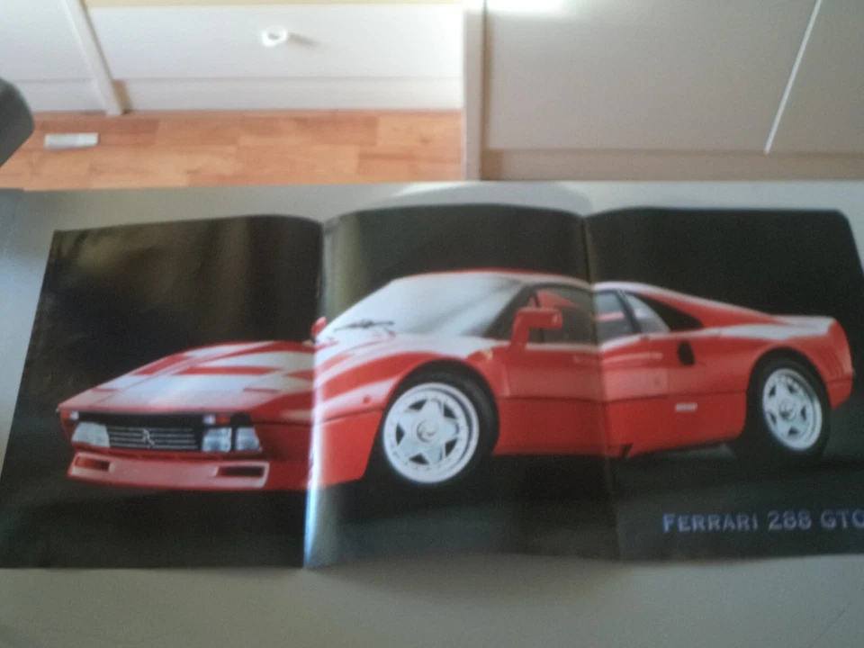 POSTER ANNI '90 - FERRARI 288 GTO - Immagine 1 di 1