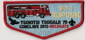 Tsoiotsi Tsogalii Lodge 70, 2012 Delegado, Bomberos, Antiguo Estado del Norte, Carolina del Norte - Imagen 1 de 1