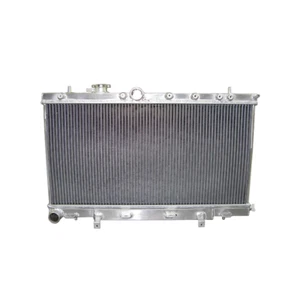 CXRacing Aluminum Cooler Radiator For 02-07 SUBARU IMPREZA WRX STi 2.0 2.5 + CAP - Picture 1 of 6