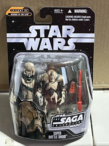 Star Wars Super Battle Droid The Saga Collection Hologram 061 NEW SEALED CARD Cover