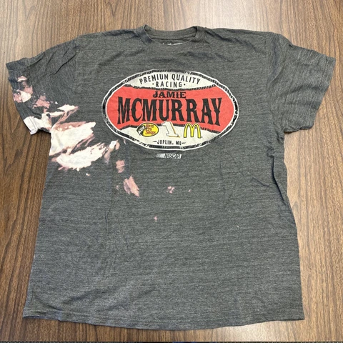 Jamie McMurray Chase Authentics #1 Bass Pro Shops Tee L mcdonalds tie die color Cover