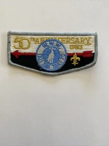 OA Lodge 70 Tali Taktak S4 Flap; 50th ANN; HOR bkgd; 1983 [P917] - Picture 1 of 2