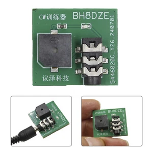 Morse Code Mini CW Trainer Hand Key Trainer Oscillator Button Battery Version E1 - Zdjęcie 1 z 15