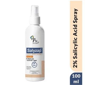 Fixderma Salyzap-AZ Body Acne spray, 2% Salicylic Acid For Acne 100ml - Picture 1 of 7