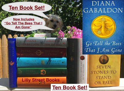 Complete Diana Gabaldon Hardcover Outlander Series: 10 Book Set Go Tell The Bees
