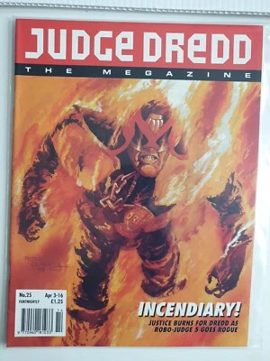 Judge Dredd Megazine #25 Issue Comic Book 2000AD 1993 Rare Vol 2 UK Nm Free P&P - Image 1 of 3