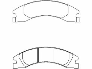 For 2008-2019, 2021 Ford E450 Super Duty Brake Pad Set Front 94827BH 2009 2010