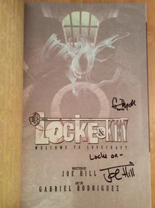SIGNED x2 Locke & Key Welcome To Lovecraft Special Edition Joe Hill HC 1st + Pic - Picture 1 of 12