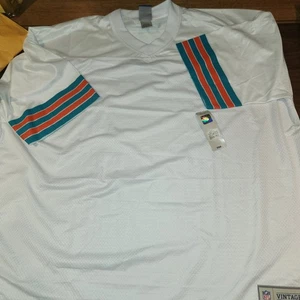 NEW W/ Tags Mens NFL Miami Dolphins Blank Vintage Pro Line Jersey  Sz 4XL - Picture 1 of 13
