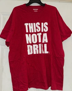 This Is Not A Drill RED XL - Picture 1 of 4