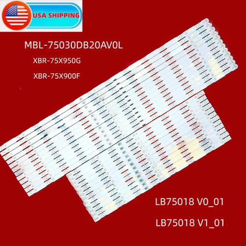 SONY XBR-75X950G XBR-75X900F MBL-75030DB20AU1L MBL-75030DB20AU1R LED strips