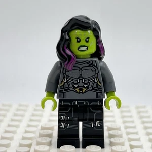 LEGO Gamora Minifigura Armadura Plateada Guardianes de la Galaxia sh0388 76081 - Imagen 1 de 12