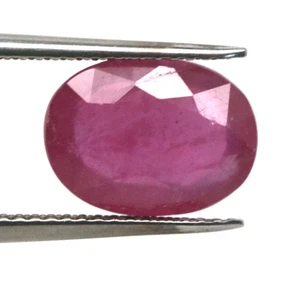 4.37 CT. Heated Pink Ruby Madagascar Oval 8 x 11 mm. - Picture 1 of 4