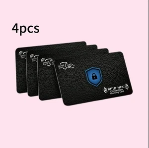 4 * RFID Signal Blocking Cards. Credit & Debit Card Blocker Protector OFFER - Picture 1 of 7
