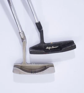 2 Ray Cook Putters Billy Baroo BB II & Silver Ray long neck 35" All Original - Picture 1 of 9