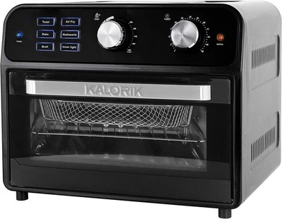 Horno tostador freidora de aire digital Kalorik AFO 46110 BK 22 cuartos, negro Foto 1 de 4
