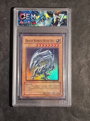 DRAGO BIANCO OCCHI BLU - GRADED CARD 7 - NO PSA BGS - ITALIANO - PRIMA EDIZIONE - Immagine 1 di 4