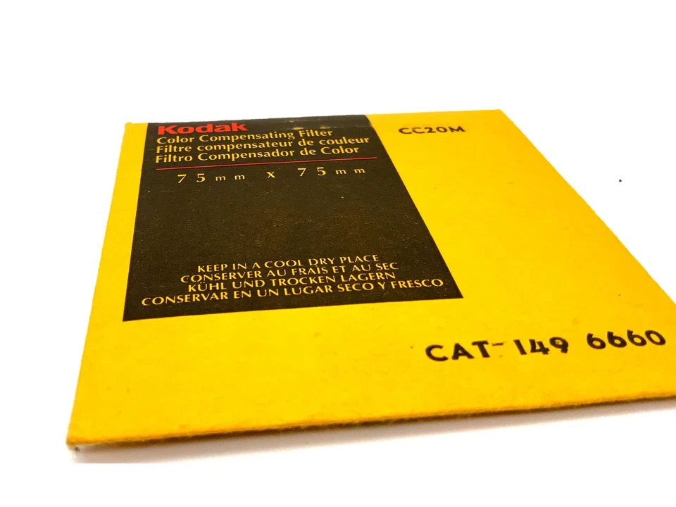Kodak CC20M Color Compensating Filter 75mm x 75mm Rectangular - Image 1 of 1