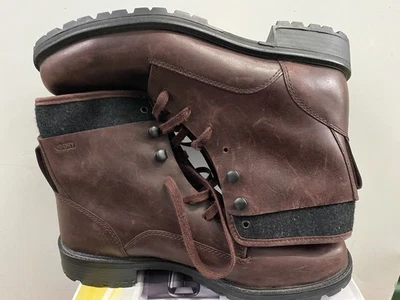 Merrell Legacy 蕾丝防水靴女式勃艮第皮革 J99342 S 8.5 二手 — 第 1/4 张图片