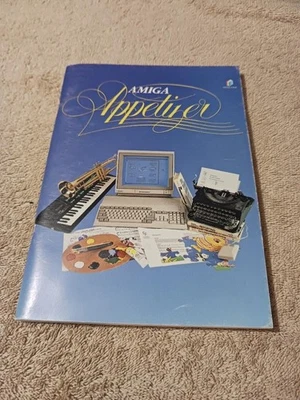 Amiga Appetizer vintage computer PC manual booklet book 1989 - Image 1 of 3