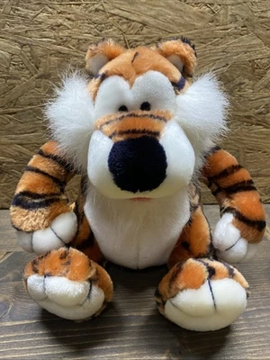 Vintage 1994 Manhattan Toy Co. Calvin & Hobbes Tiger Stuffed Plush Cat 9” Animal - Image 1 of 4