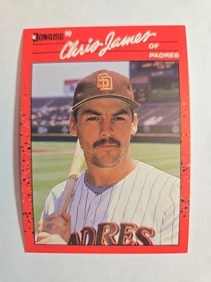 1990 Donruss #323 Chris James - Image 1 of 2