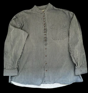 Civilian Irish Grandfather Shirt Size XxL Perfect Button Down 100%cotton - Picture 1 of 10