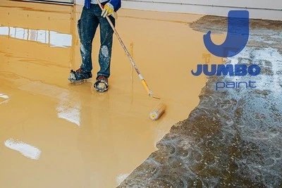 JUMBO PAINT Resina Epossidica Colorata Per Pavimenti (A+B Kg 5 + Kg 2 Quarzo Omaggio A+B+C)