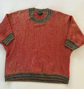 Corso International Knitwear Vintage Sweater Top 3/4 Length Sleeve Glittery Knit - Picture 1 of 11