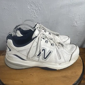 New Balance 608 Shoes Mens Size 11 White Navy Training Walking Abzorb MX608WN5 - Picture 1 of 17