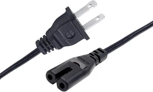 8ft 2 Prong Power Cord Replacement for Echo Studio High-Fidelity Smart Speake - Picture 1 of 6