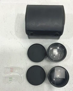 Kalimar Lenses (Set of 2) - AF35M II Aux Telephoto & Aux Wide Angle w/ Case - Picture 1 of 9