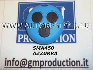 Cover Tapa Mando Azzurra Inteligente Fortwo 450 3 Botones Mando -eeuu Su Llave - Imagen 1 de 1