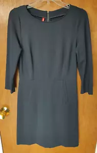 SPANX size S black shift ponte 3/4 sleeve The Perfect A Line dress #20382R - Picture 1 of 6