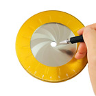 Circle Drawing Ruler Stainless Steel Plotting Compass Adjustable Rotatable Tools
