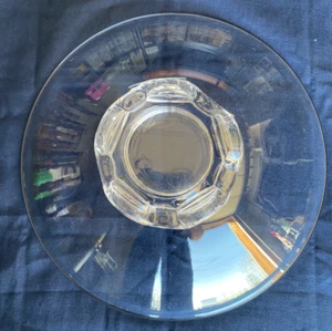 Steuben Clear Art Glass Centerpiece Bowl Signed on Foot - Picture 1 of 6