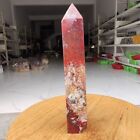 555G Natural Polished Mexico Banded Agate Obelisk Crystal Tower Point Healing