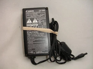 Canon AC Adapter for CA-560 ZR10 ZR20 ZR40 ZR45MC Power Supply OEM - Picture 1 of 8