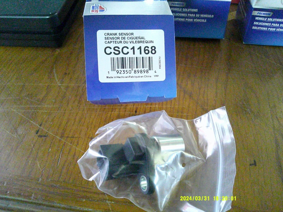Sensor de posición del cigüeñal CARQUEST CSC1168 para algunos años 00 Lexus y Toyota Foto 1 de 1