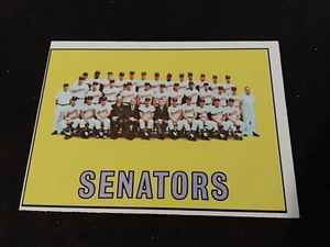 1967 Topps #437 Washington Senators Team Baseballkarte fast neuwertig - Bild 1 von 2