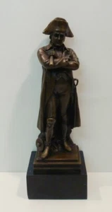 Estatua estilo francés escultura Napoleón bronce firmada - Imagen 1 de 9
