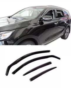 FOR KIA SORENTO 2015-20 WINDOW VISORS SUN RAIN GUARD WIND DEFLECTORS WINDOW - Picture 1 of 1