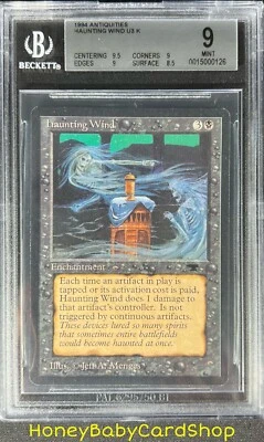 MTG Antiquities 1994 Haunting Wind BGS 9.0 MINT Old School 93/94 - Image 1 of 4