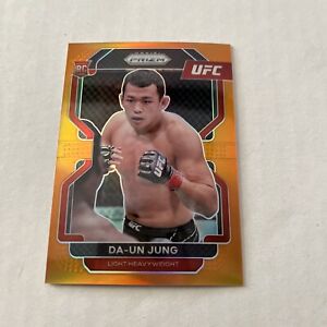 2022 UFC Prizm Da-Un Jung Orange Rookie 88/99