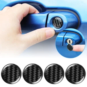 4x Universal Car Lock Keyhole Protection Sticker Decor Auto Exterior Accessories - Picture 1 of 12