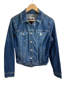 Old Navy Girls Denim Jacket with Stretch - Size Medium - Picture 1 of 8