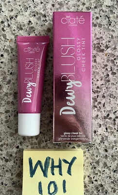 Ciate London DEWY BLUSH Glossy Cheek Tint POMEGRANATE .33oz/10mL FULL SZ RET$22 - Image 1 of 4