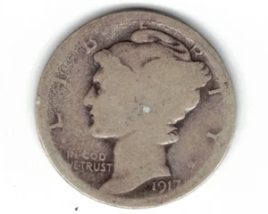 1917 S MERKUR GROSCHEN in ÜBER GUTER Erhaltung ~ BITTE BEACHTEN SIE DEN SCAN .stk AA - Bild 1 von 5